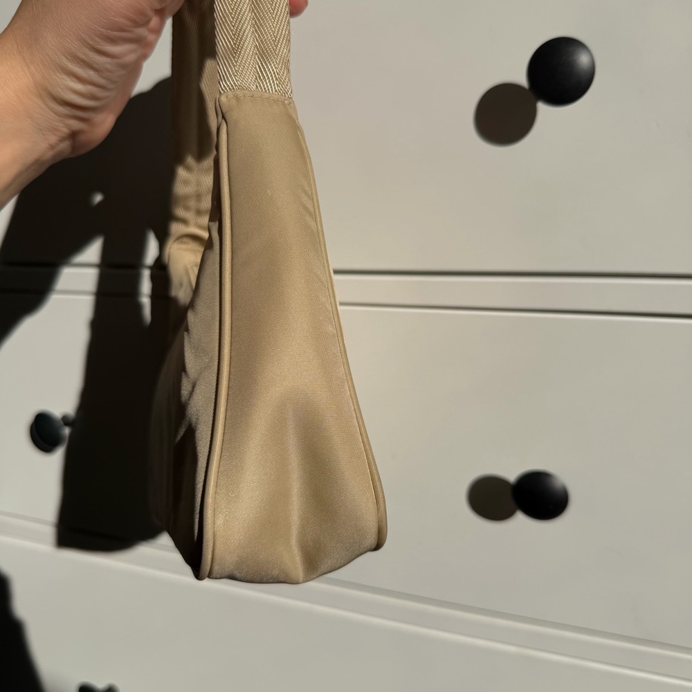 Pre loved - Prada Tan Nylon Shoulder Bag - Picture 13 of 16